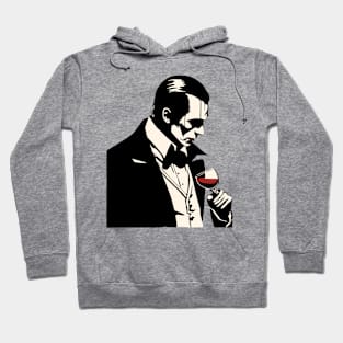 Elegant Dracula: Sip of Immortality Hoodie